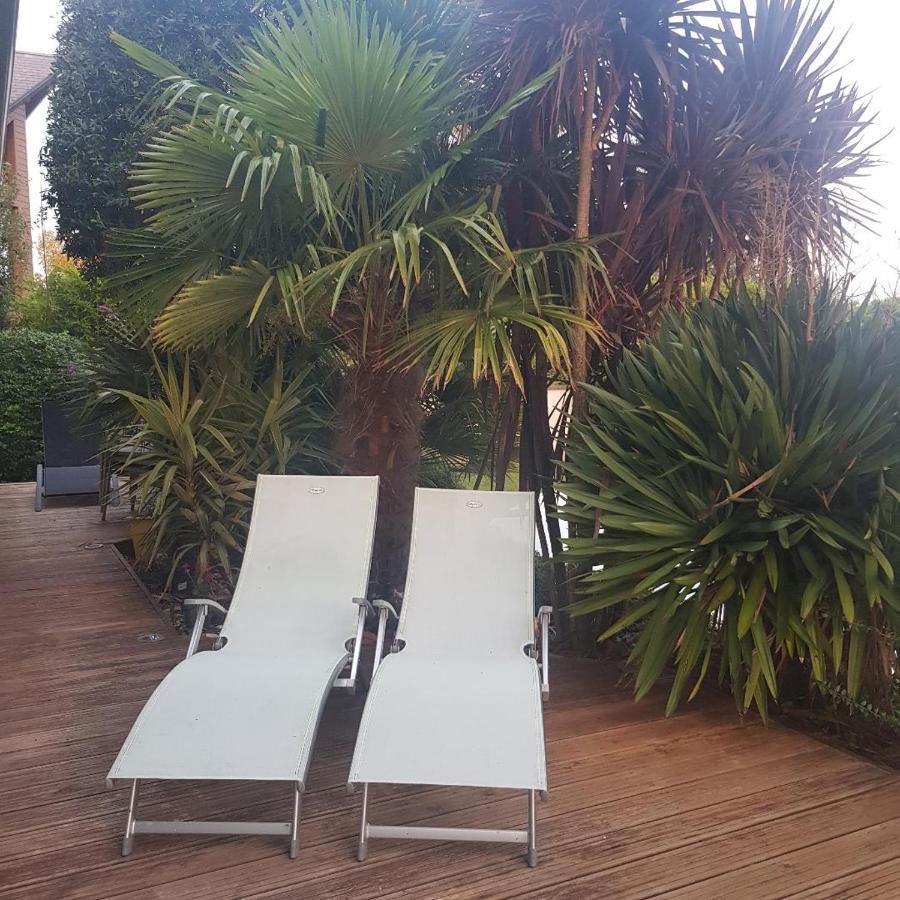 Mathieu Grande Chambre Entre Caen Et La Mer Chambre Terrasse Jardin Et Piscine מראה חיצוני תמונה